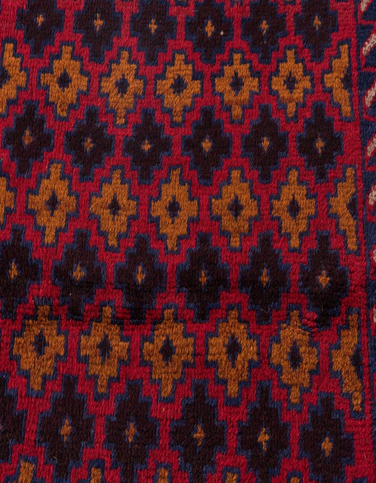 Detail image of 3' x 4' 9  Hand Knotted Balouch Persian Wool Rug