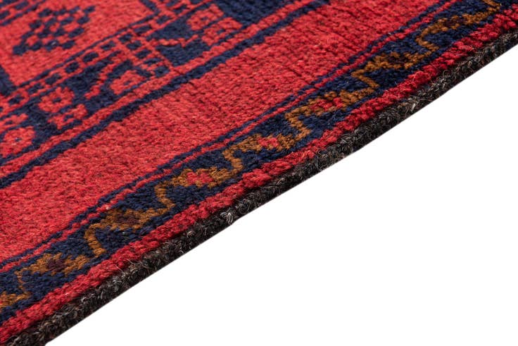 Detail image of 2' 10 x 4' 10 Hand Knotted Balouch Persian Wool Rug