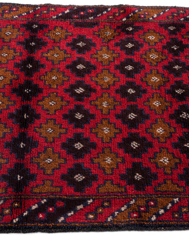 Detail image of 2' 10 x 4' 8 Hand Knotted Balouch Persian Wool Rug