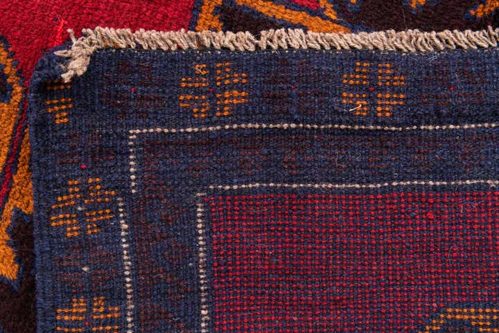2' 10 x 4' 8 Hand Knotted Balouch Persian Wool Rug