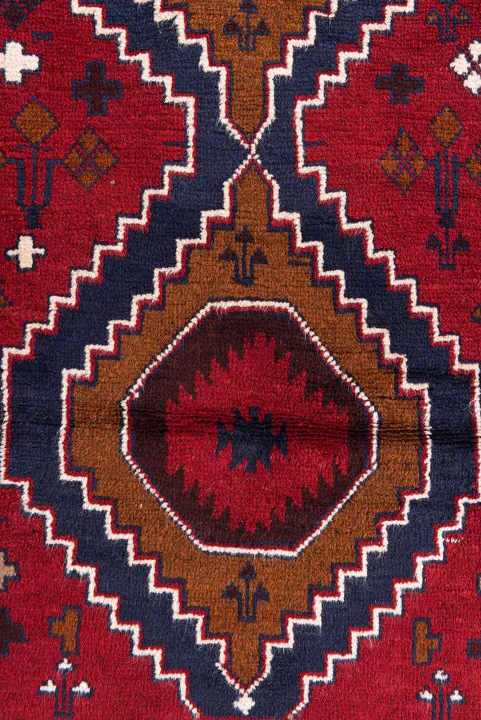2' 9 x 4' 9 Hand Knotted Balouch Persian Wool Rug