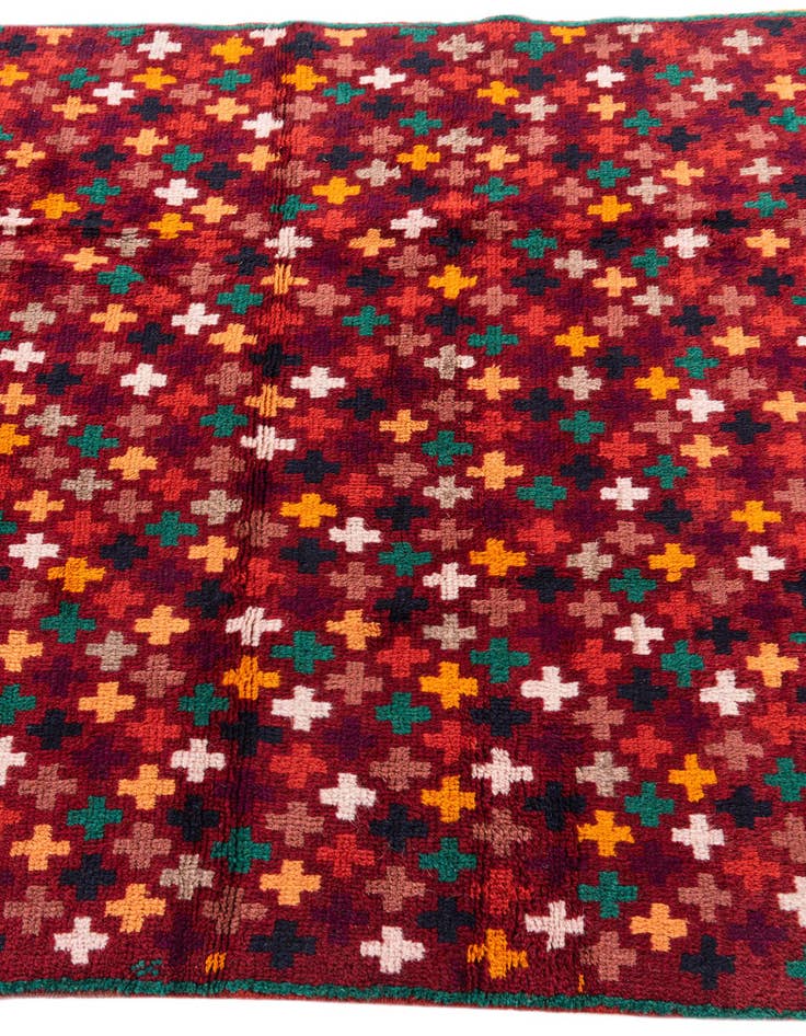 Detail image of 3' 10 x 6' Hand Knotted Balouch Wool Rug