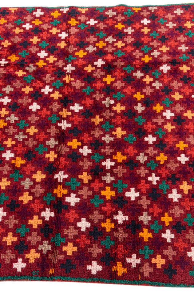 Detail image of 3' 10 x 6' Hand Knotted Balouch Wool Rug