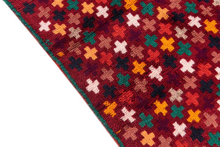 3' 10 x 6' Hand Knotted Balouch Wool Rug