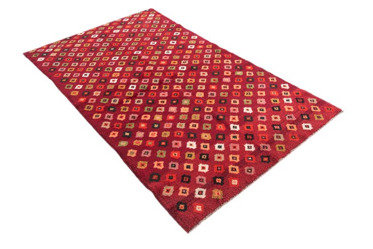 Detail image of 3' 9 x 6' 6 Hand Knotted Balouch Wool Rug