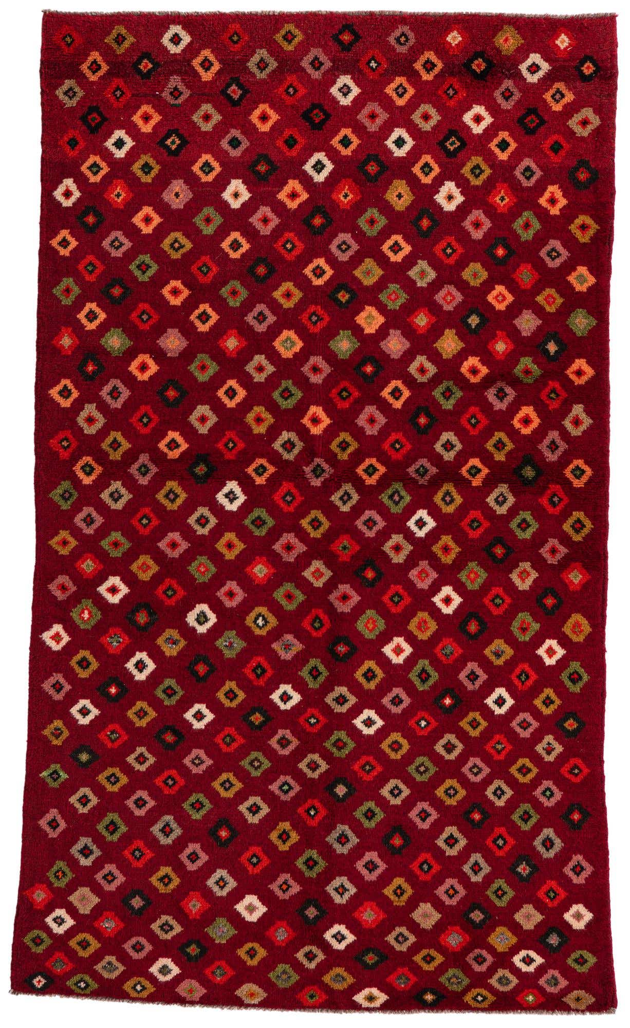 3' 9 x 6' 6 Hand Knotted Balouch Wool Rug