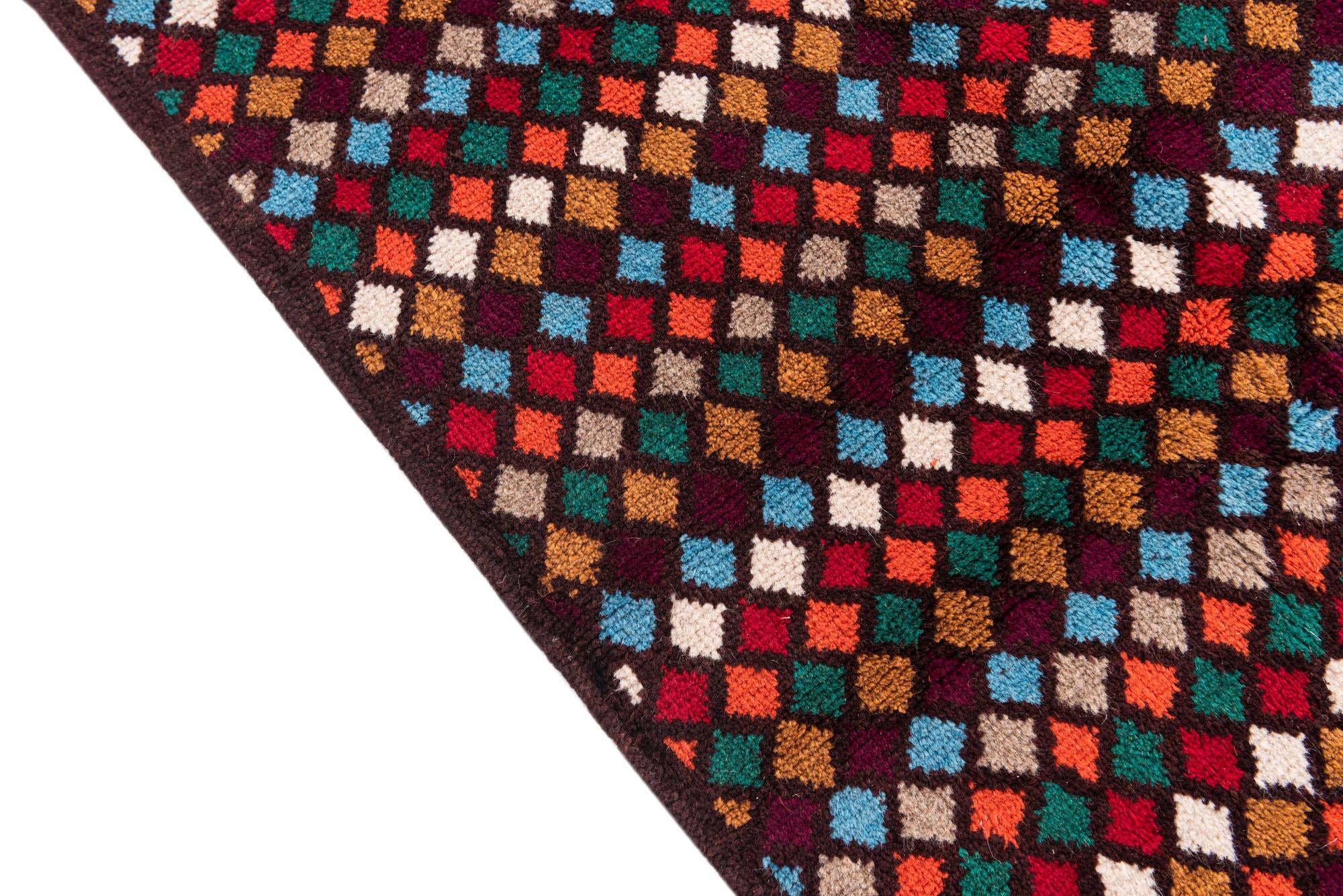 4' x 5' 9 Hand Knotted Balouch Wool Rug