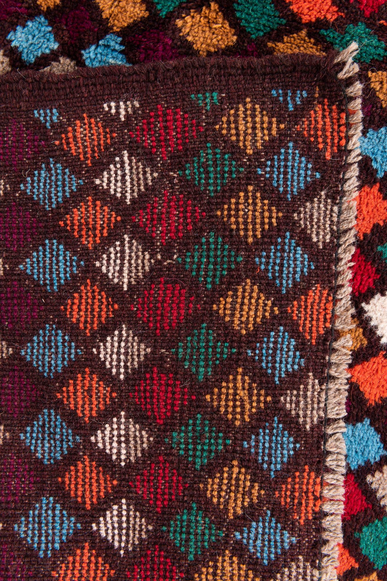 4' x 5' 9 Hand Knotted Balouch Wool Rug