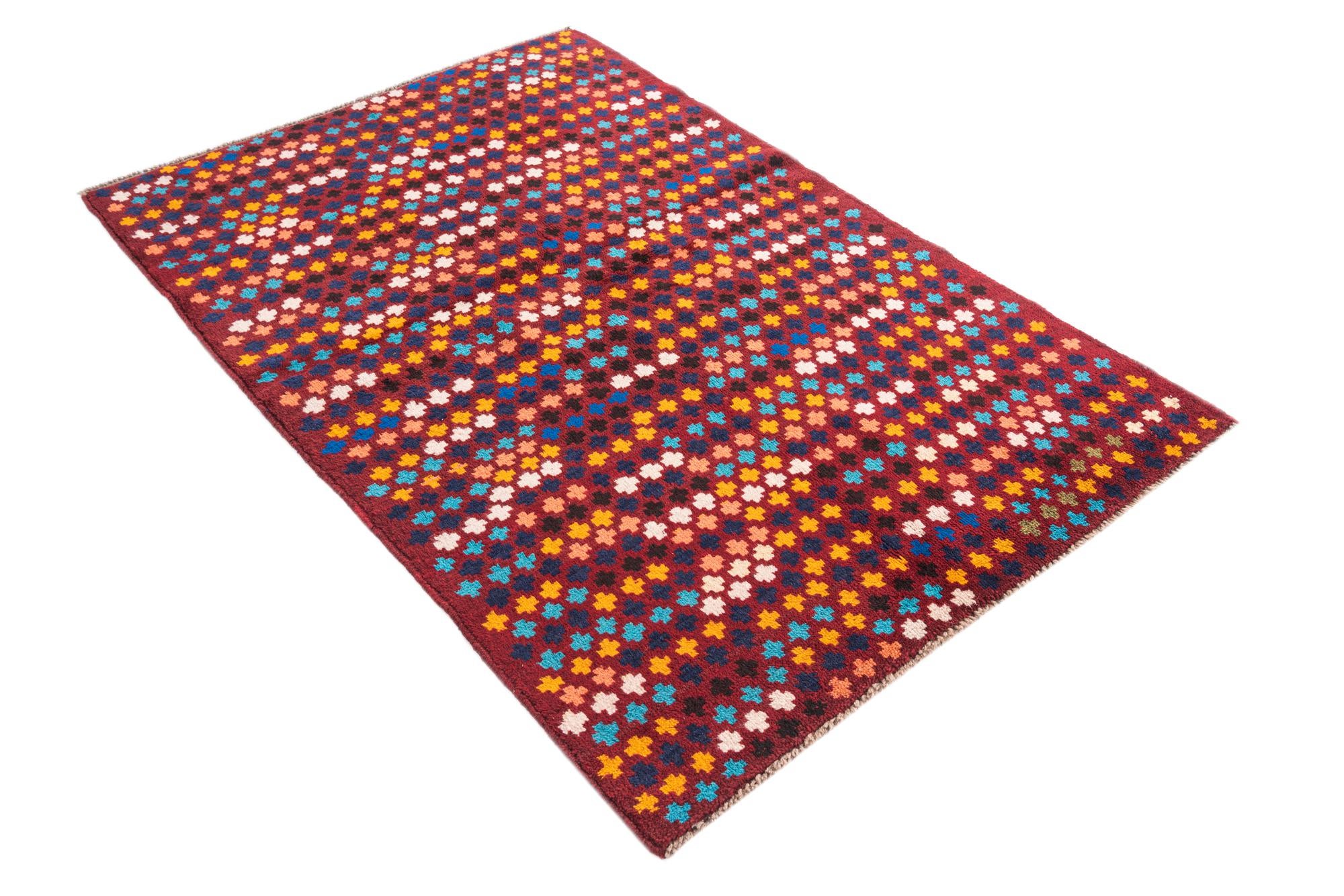 3' 10 x 5' 10 Hand Knotted Balouch Wool Rug
