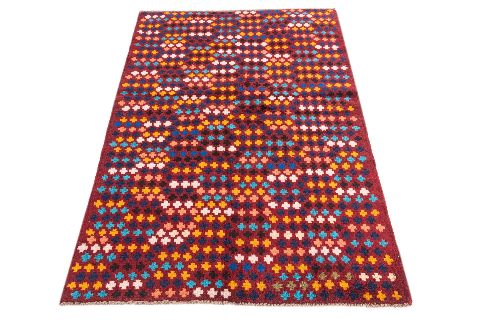 3' 10 x 5' 10 Hand Knotted Balouch Wool Rug