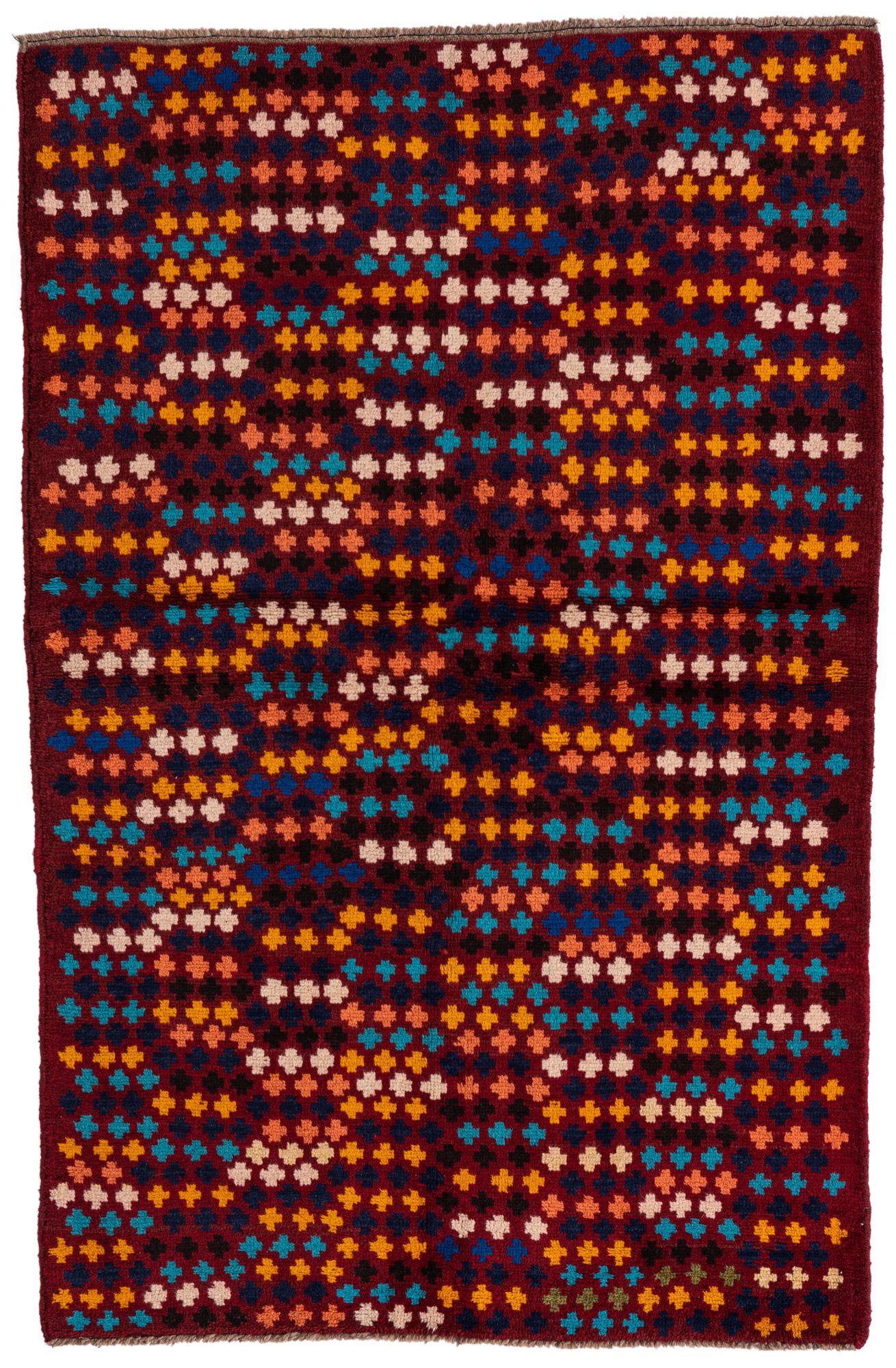 3' 10 x 5' 10 Hand Knotted Balouch Wool Rug