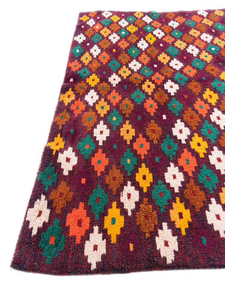 Detail image of 3' 10 x 6' 3 Hand Knotted Balouch Wool Rug