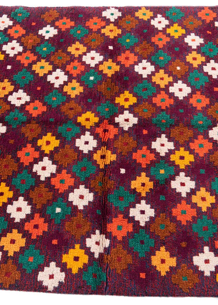 3' 10 x 6' 3 Hand Knotted Balouch Wool Rug