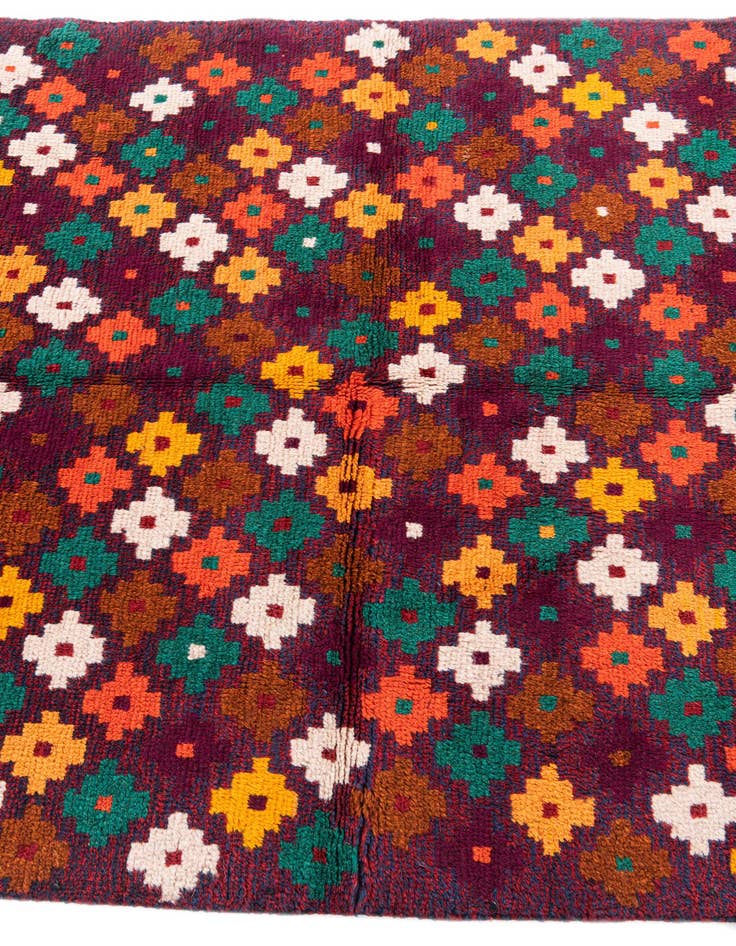 Detail image of 3' 10 x 6' 3 Hand Knotted Balouch Wool Rug