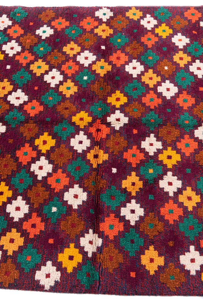 3' 10 x 6' 3 Hand Knotted Balouch Wool Rug