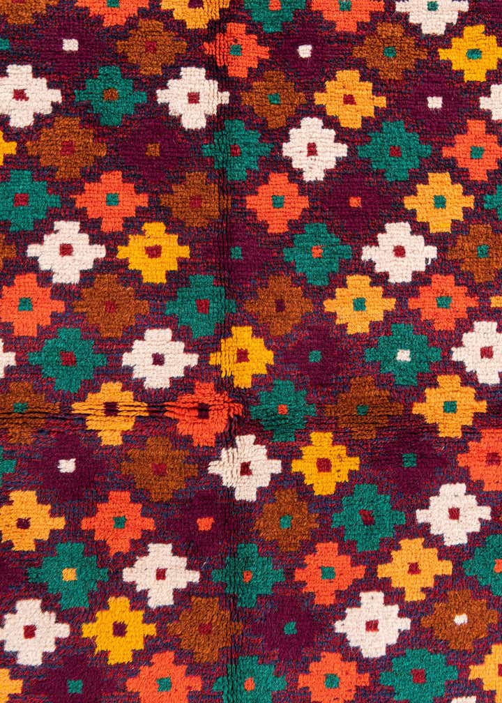 3' 10 x 6' 3 Hand Knotted Balouch Wool Rug