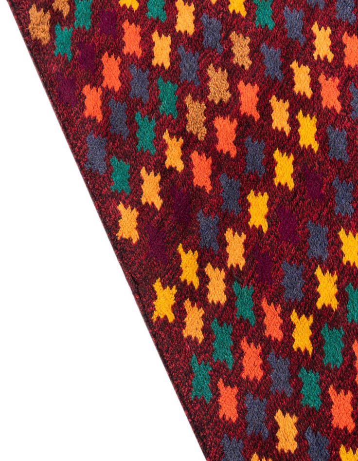 Detail image of 4' x 6' 5 Hand Knotted Balouch Wool Rug