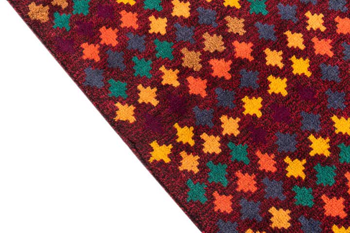 4' x 6' 5 Hand Knotted Balouch Wool Rug