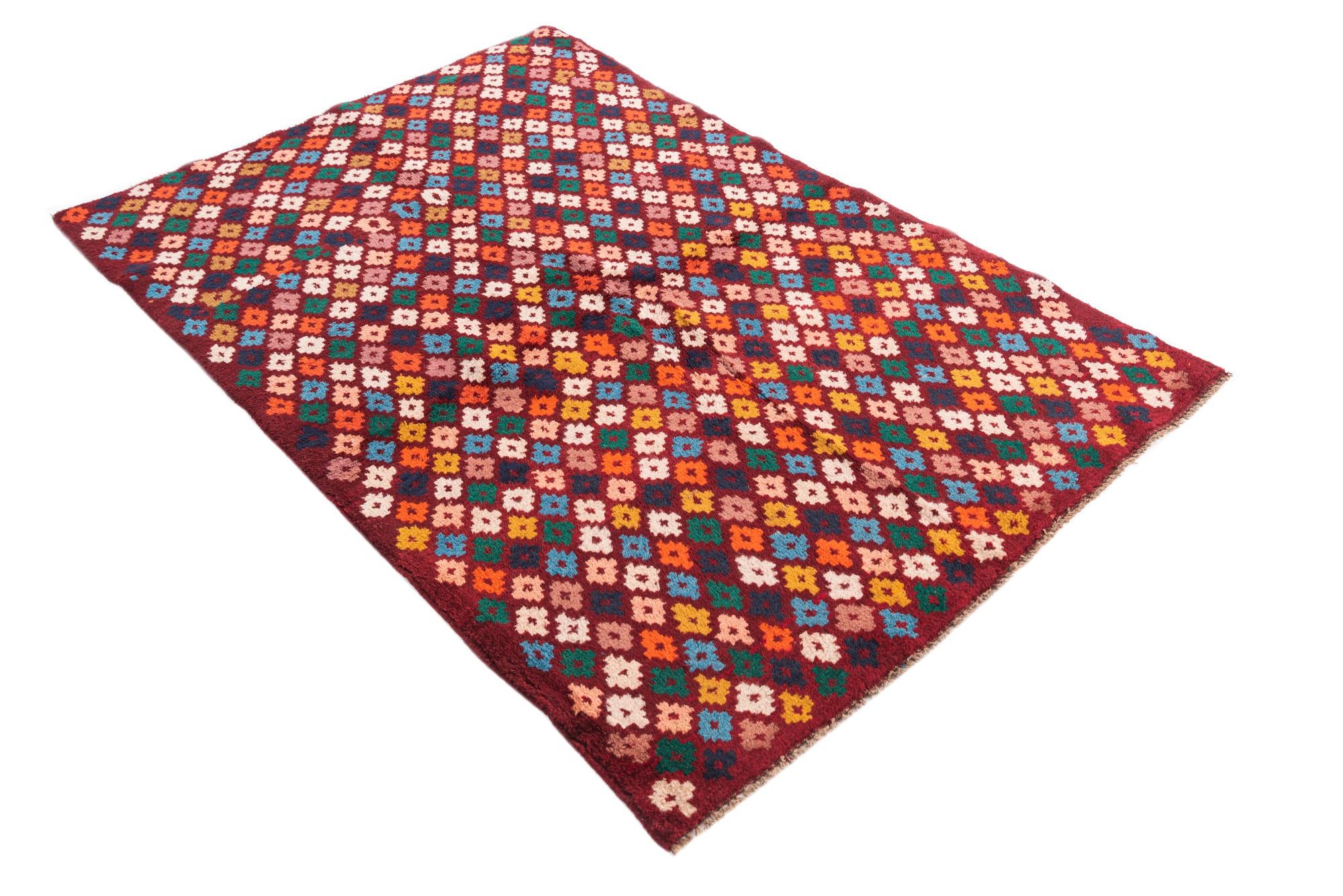 3' 10 x 5' 10 Hand Knotted Balouch Wool Rug