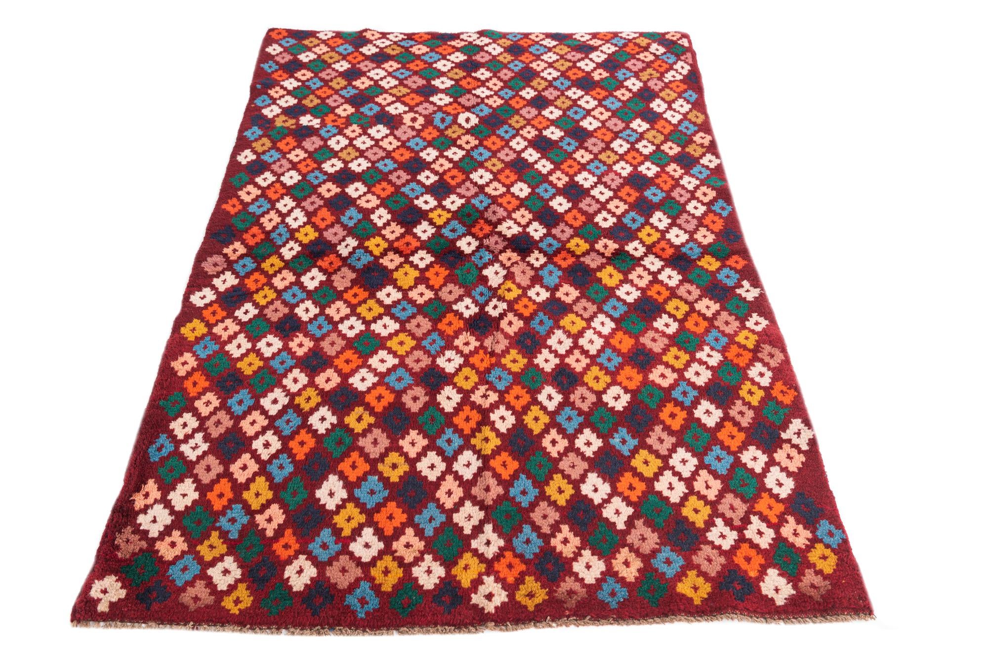 3' 10 x 5' 10 Hand Knotted Balouch Wool Rug