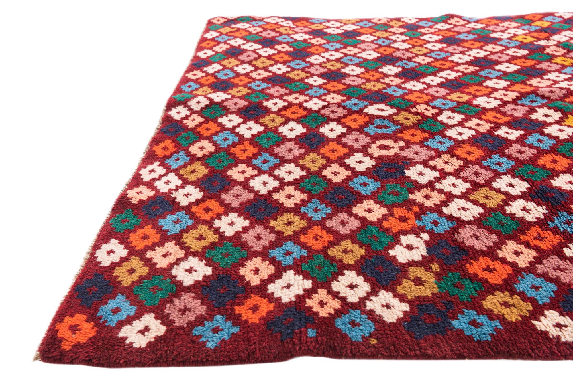 3' 10 x 5' 10 Hand Knotted Balouch Wool Rug
