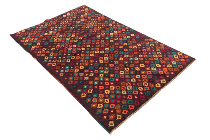 Detail image of 3' 9 x 6' 1 Hand Knotted Balouch Wool Rug