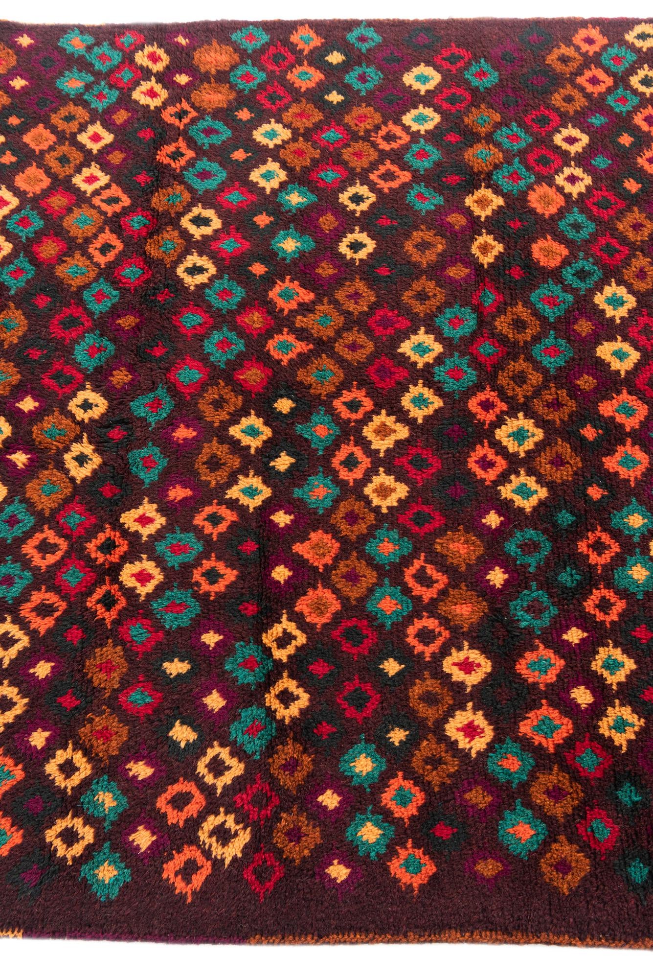 3' 9 x 6' 1 Hand Knotted Balouch Wool Rug