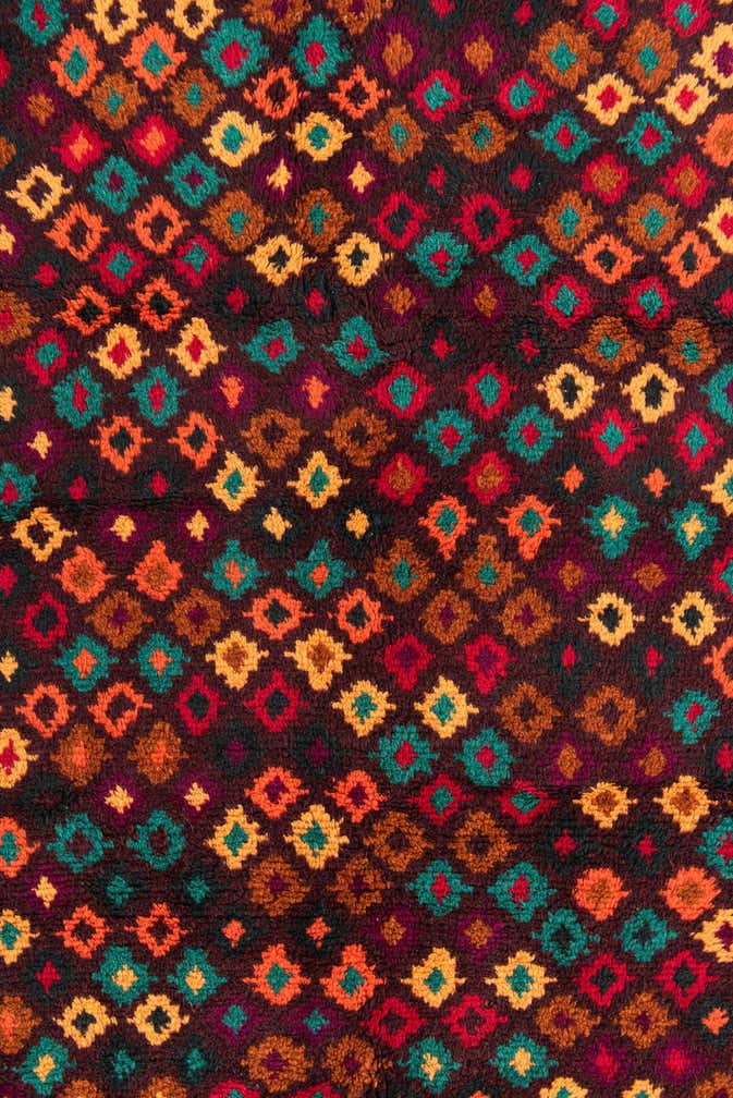 3' 9 x 6' 1 Hand Knotted Balouch Wool Rug