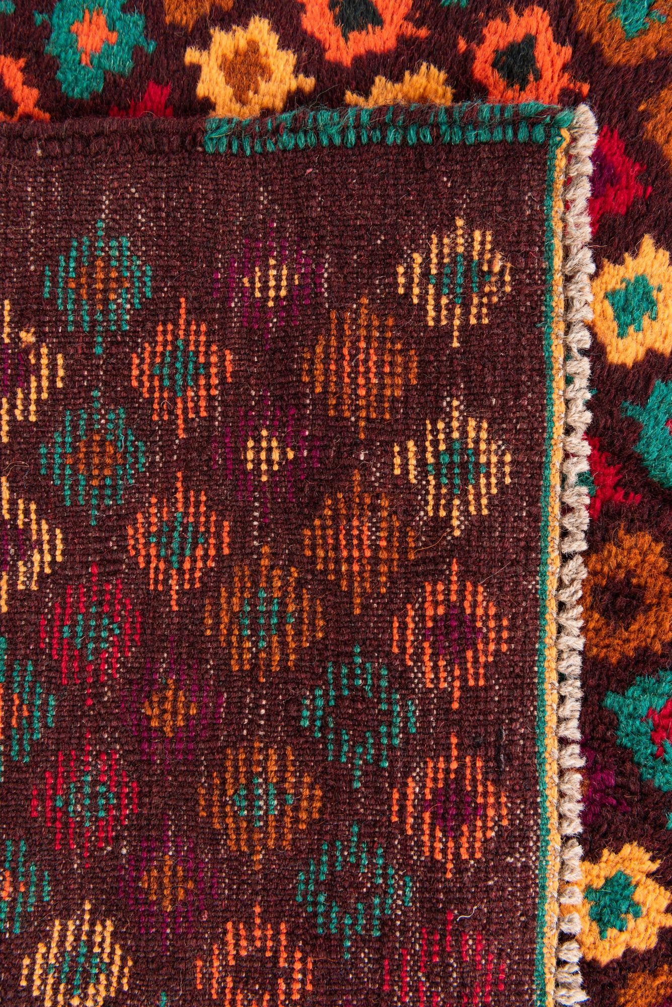 3' 9 x 6' 1 Hand Knotted Balouch Wool Rug