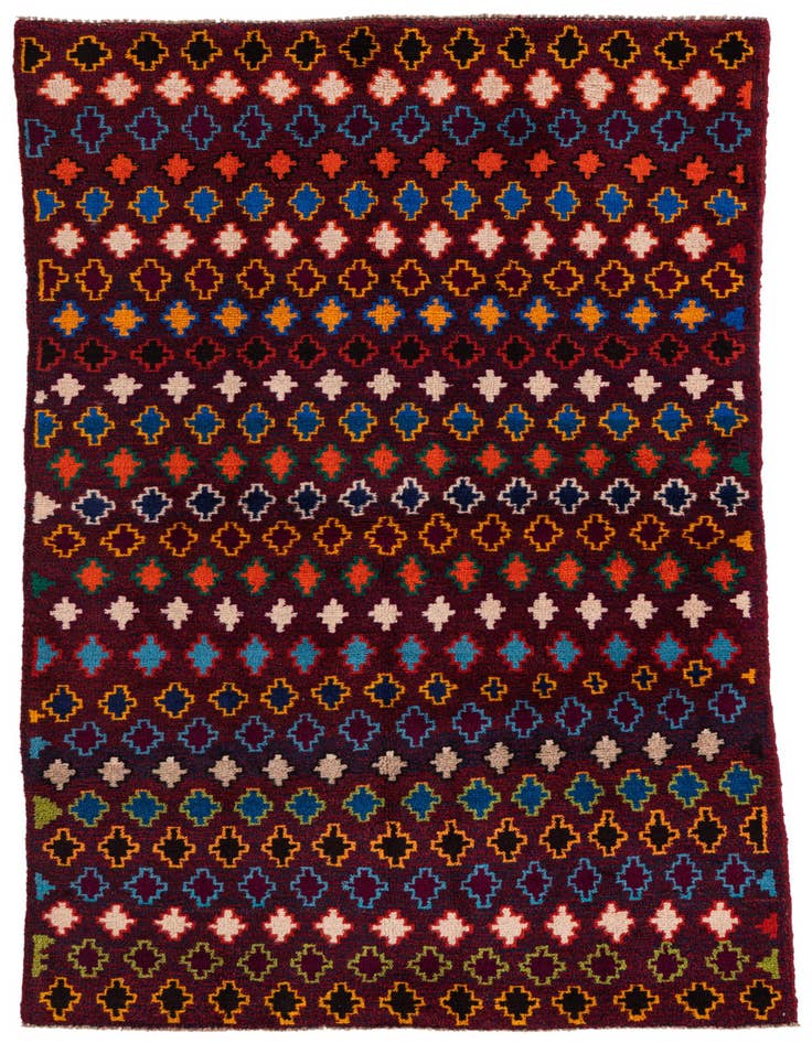 Detail image of 3' 6 x 6' 2 Hand Knotted Balouch Wool Rug