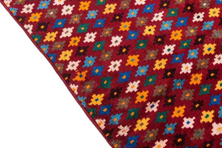 4' x 5' 9 Hand Knotted Balouch Wool Rug