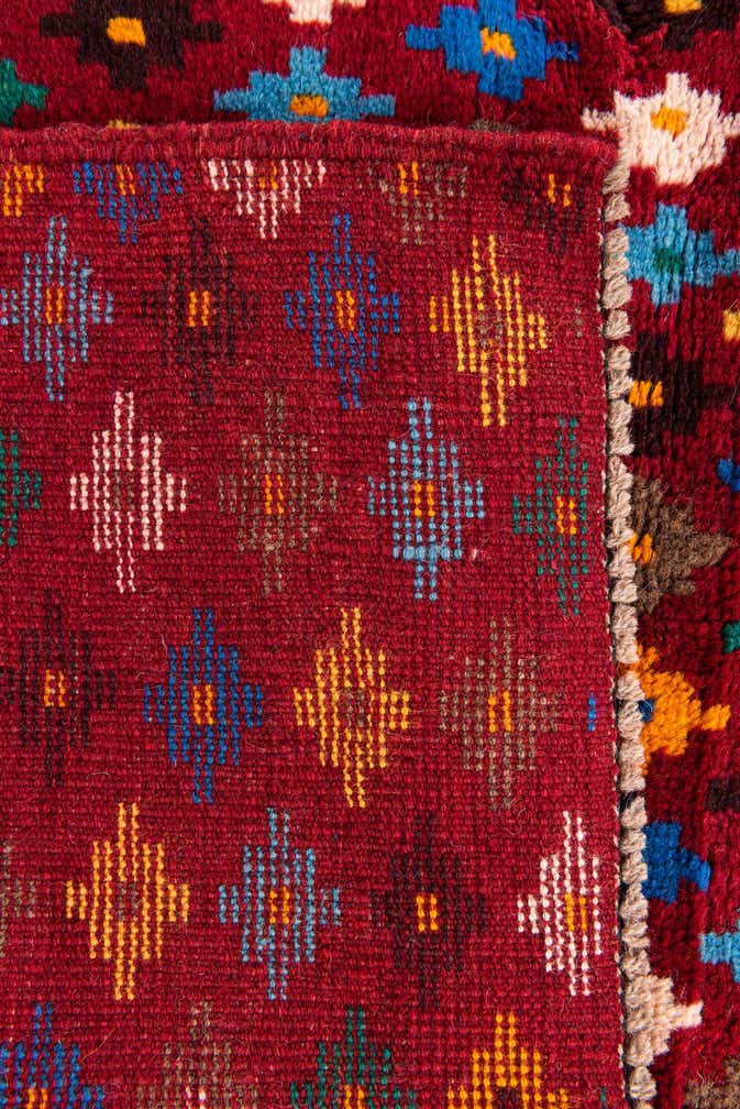 4' x 5' 9 Hand Knotted Balouch Wool Rug