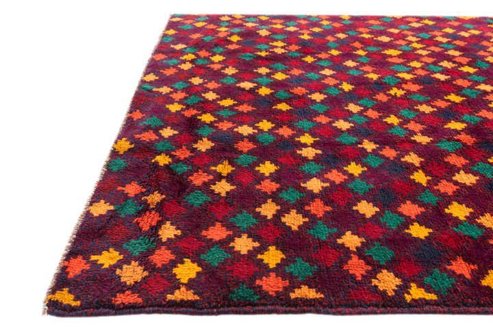 4' x 6' 1 Hand Knotted Balouch Wool Rug