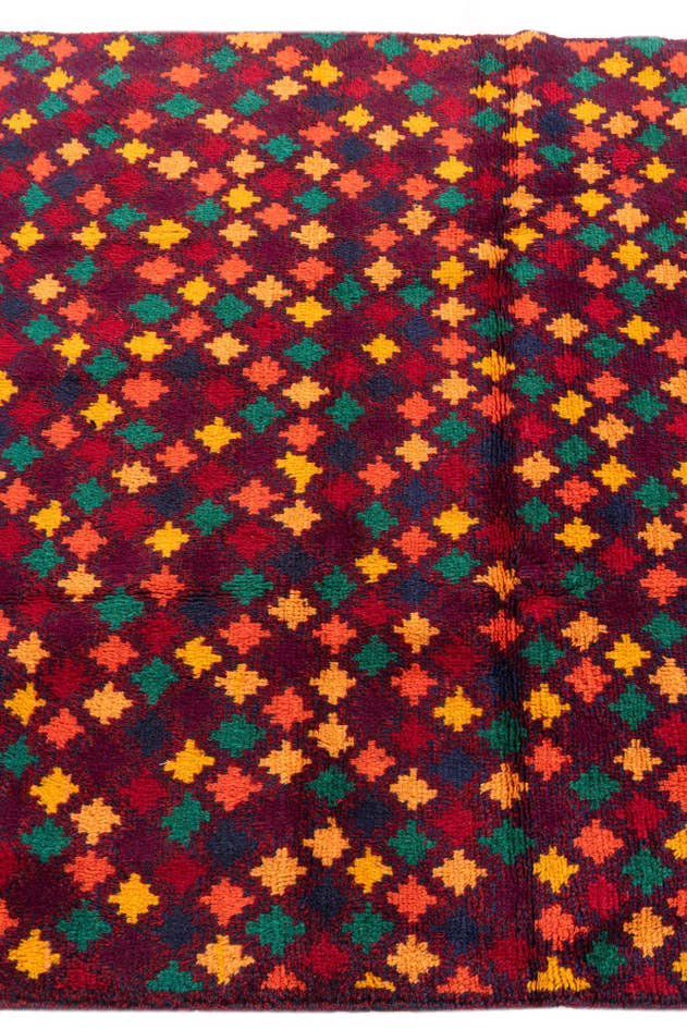 Detail image of 4' x 6' 1 Hand Knotted Balouch Wool Rug