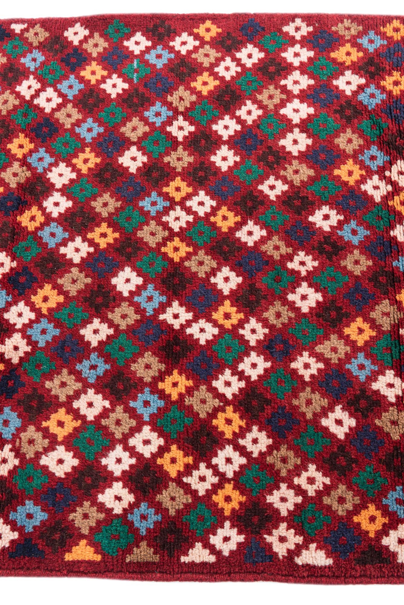3' x 4' 4 Hand Knotted Balouch Wool Rug