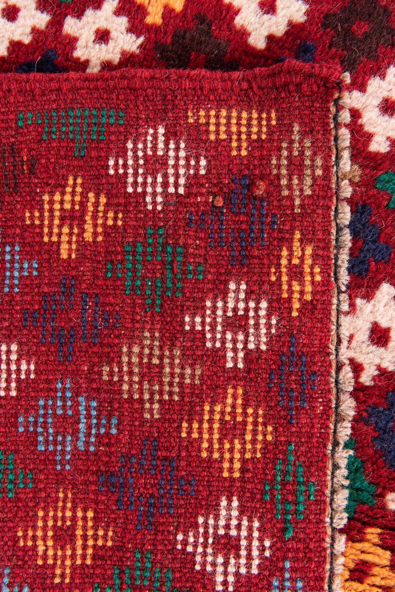 3' x 4' 4 Hand Knotted Balouch Wool Rug