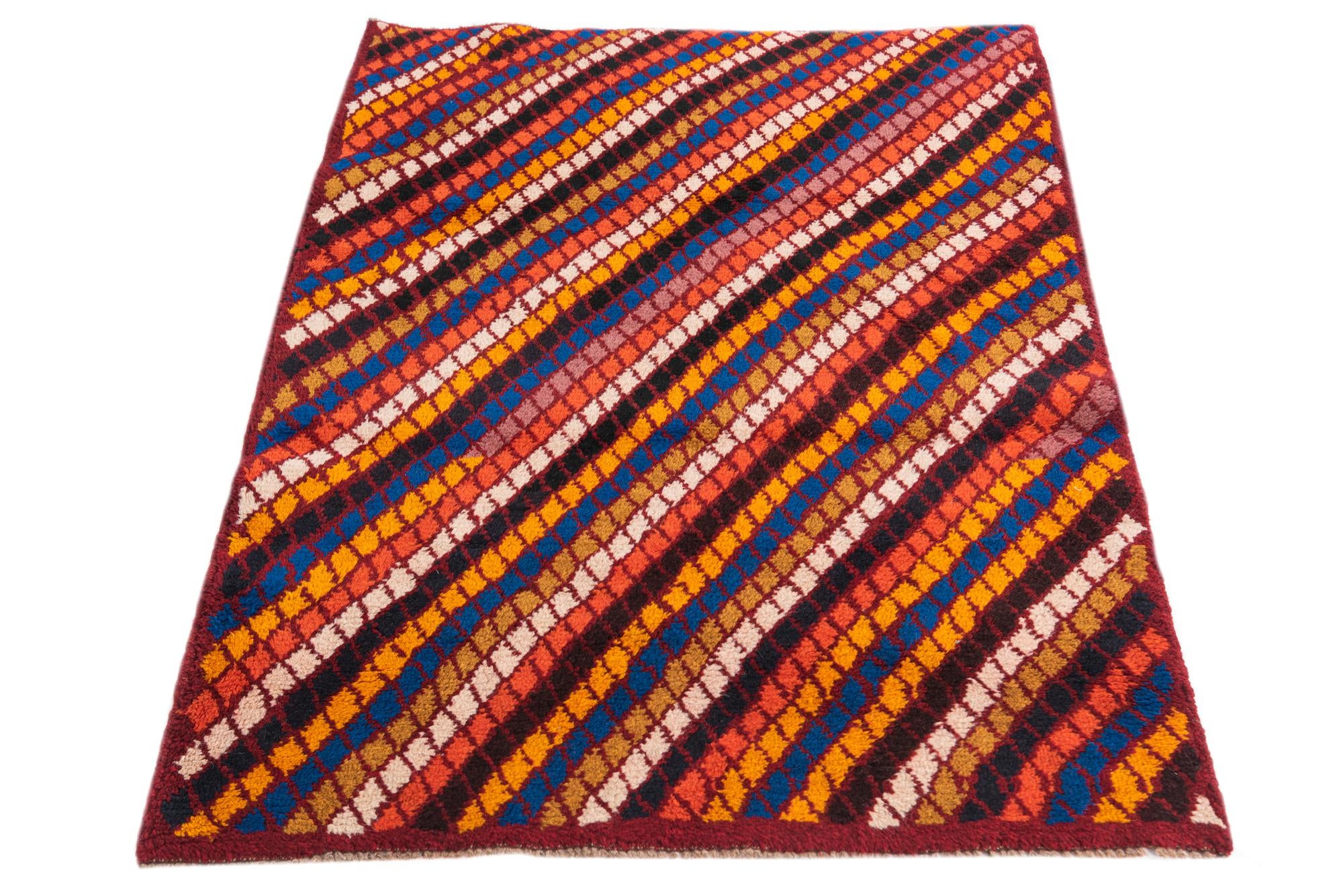 3' 1 x 4' 2 Hand Knotted Balouch Wool Rug