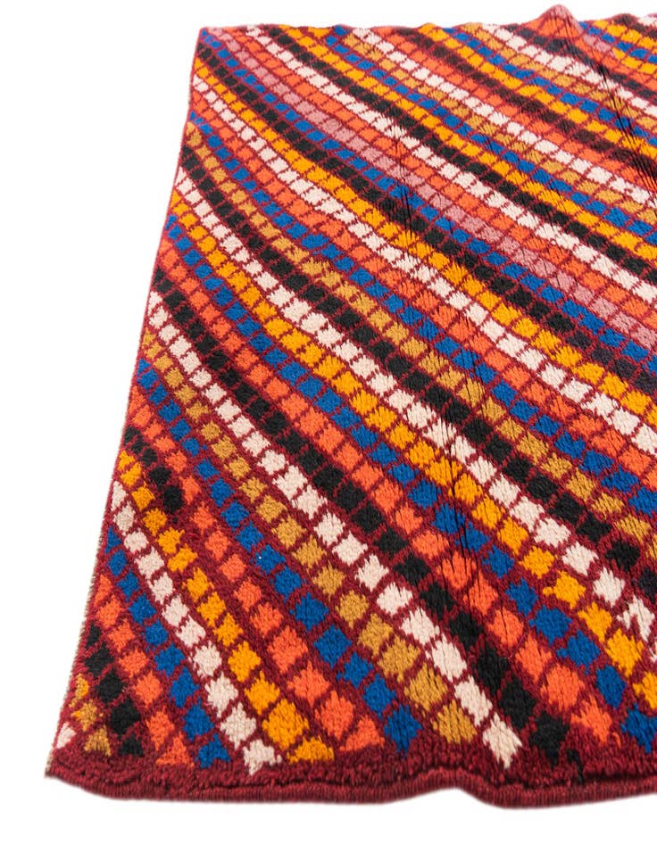 Detail image of 3' 1 x 4' 2  Hand Knotted Balouch Wool Rug