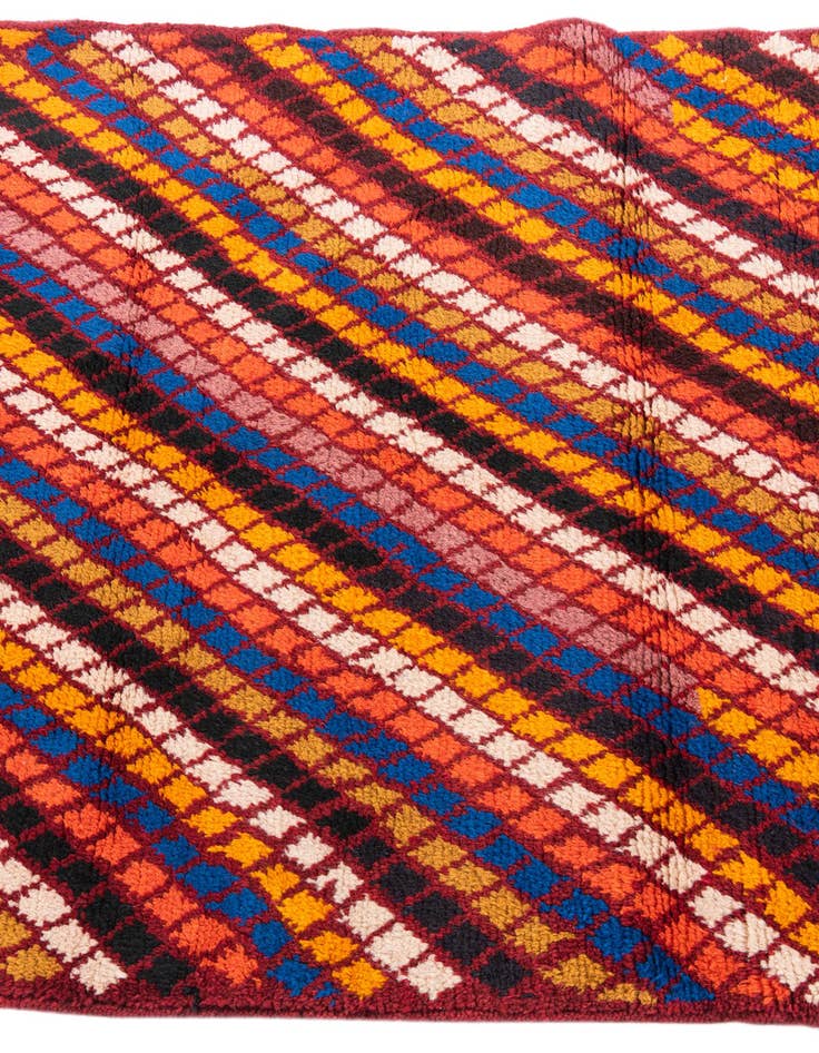 Detail image of 3' 1 x 4' 2  Hand Knotted Balouch Wool Rug