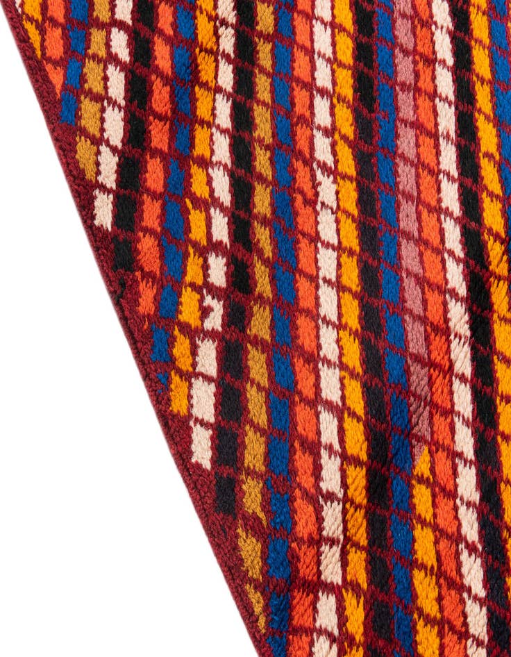 Detail image of 3' 1 x 4' 2  Hand Knotted Balouch Wool Rug