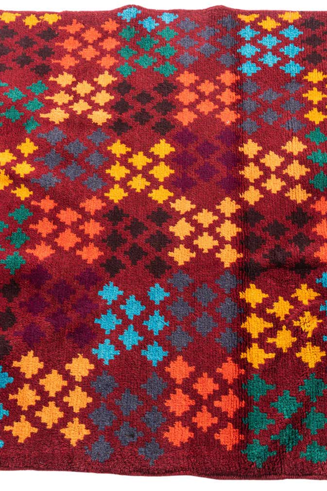 3' 3 x 4' 5 Hand Knotted Balouch Wool Rug