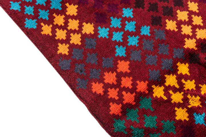 3' 3 x 4' 5 Hand Knotted Balouch Wool Rug