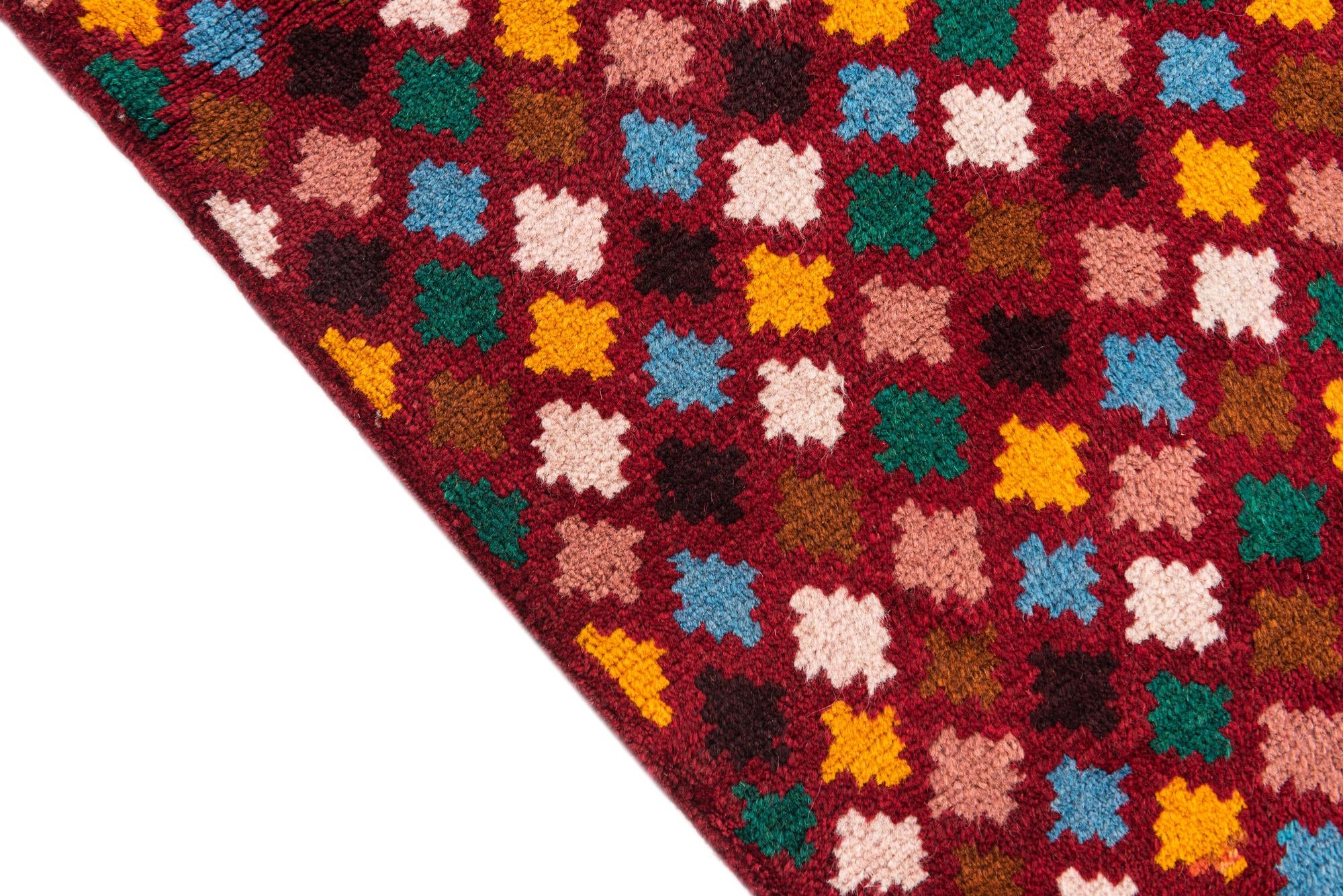 3' x 4' 7 Hand Knotted Balouch Wool Rug
