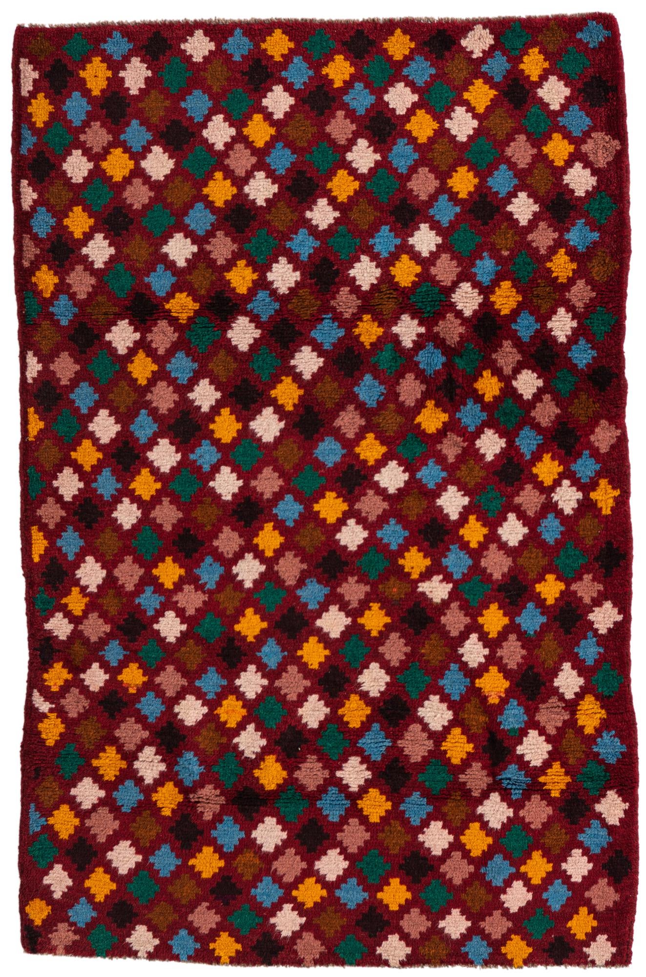 3' x 4' 7 Hand Knotted Balouch Wool Rug