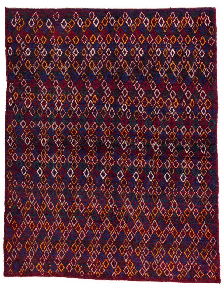 Detail image of 5' 4 x 6' 5 Hand Knotted Balouch Wool Rug