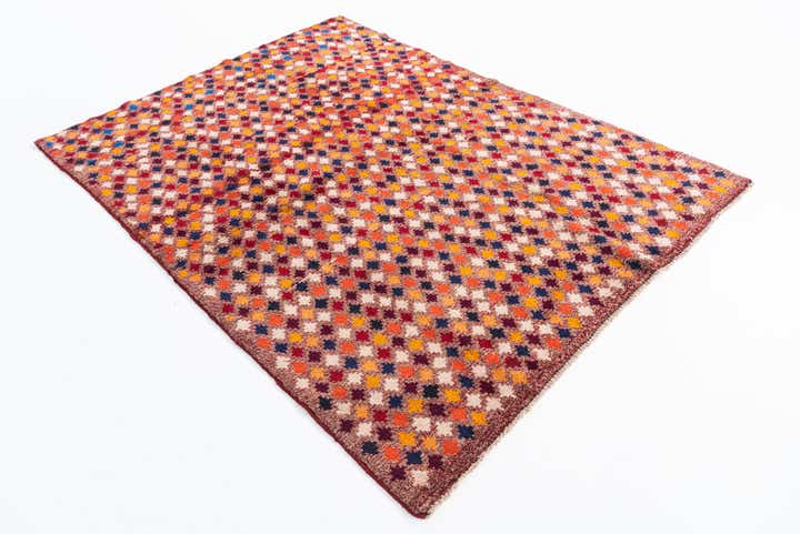 4' 10 x 6' Hand Knotted Balouch Wool Rug