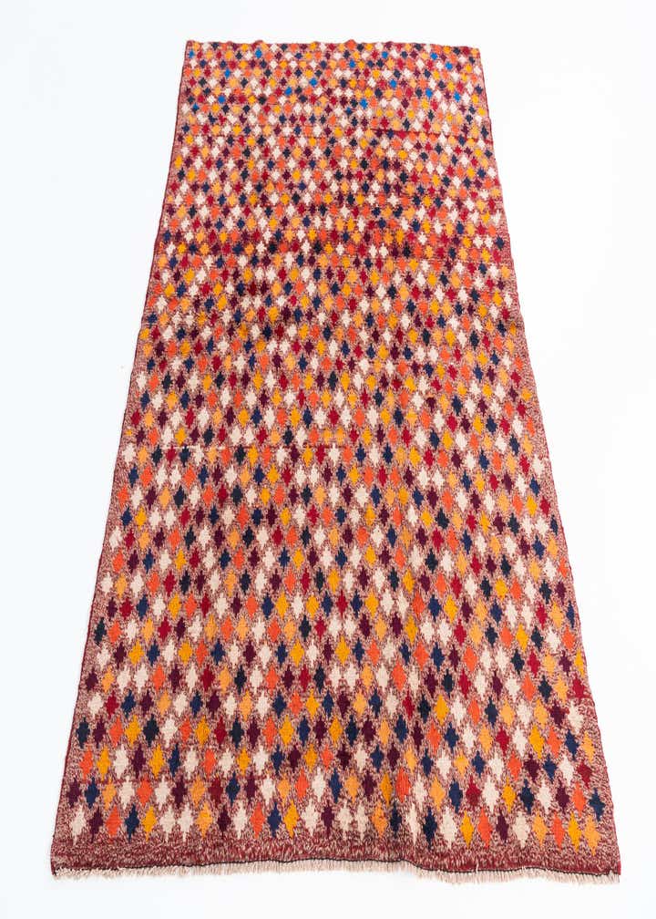 4' 10 x 6' Hand Knotted Balouch Wool Rug