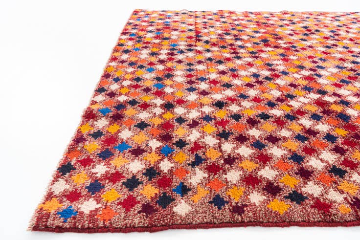 Detail image of 4' 10 x 6' Hand Knotted Balouch Wool Rug