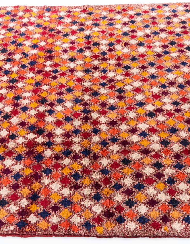 Detail image of 4' 10 x 6'  Hand Knotted Balouch Wool Rug