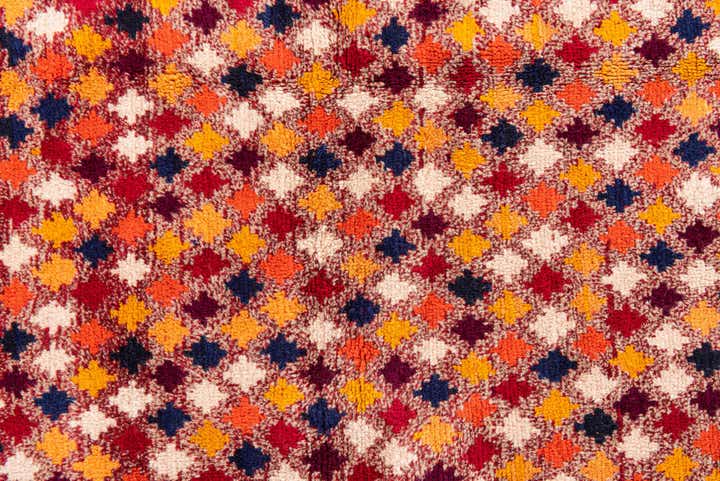 4' 10 x 6' Hand Knotted Balouch Wool Rug